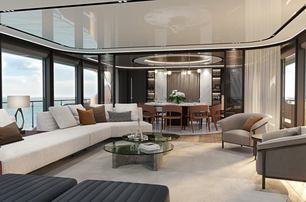 Sunseeker 120 superyacht interior