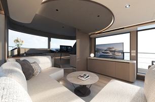 Absolute Navetta 58 yacht main saloon lounge 