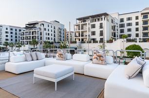 Benetti superyacht DXB sundeck lounge 