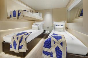 confessa twin suite with pullman berth