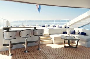 Heesen superyacht Project Sophia raised aft deck 