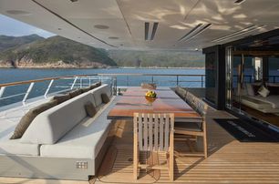sun prince aft deck dining area