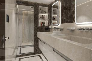 First Lazzara UHV 100 yacht master cabin ensuite 