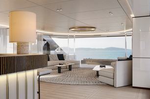 Benetti OASIS 40M interior to aft deck