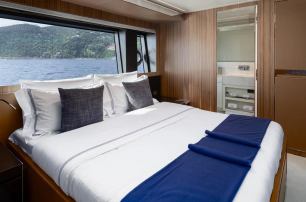  Riva motor yacht M guest cabin with double bed 