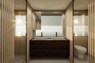 Extra X145 Global motor yacht twin sinks