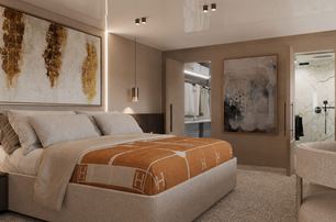 Rendering of Tecnomarine TM41 superyacht master cabin