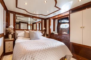Benetti superyacht DXB guest cabin with double bed 