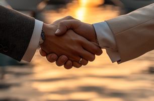 boat buying negotiation image shaking hands done deal