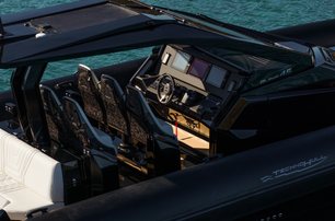 Technohull Alpha 45 boat helm station 