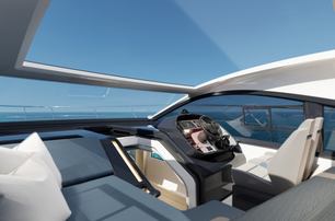 Fairline Targa 40 Mk2 2023 helm station