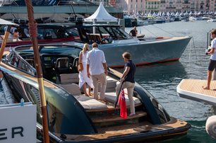 VIP ticket holders at Cannes Yachting Festival