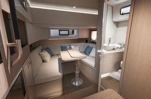 Gran Turismo 35 cabin dining area