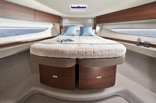 Princess V50 motor yacht guest cabin with windows 