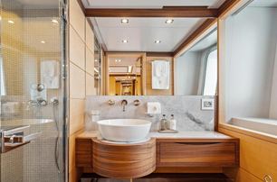 superyacht bombay guest en suite with glass shower