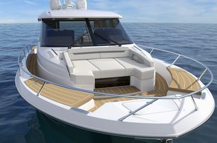 Tiara EX54 foredeck