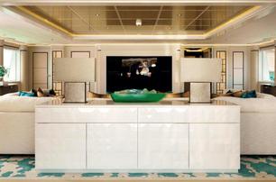 Royal Hakvoort superyacht Jubilee cinema room TV 