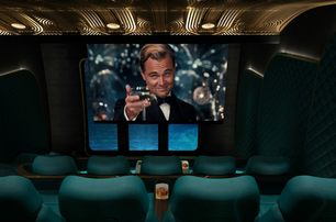 Rendering of Superyacht Kismet indoor cinema 