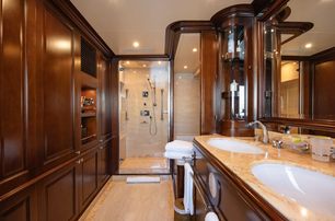 Benetti motor yacht Bunty master en suite with glass shower 