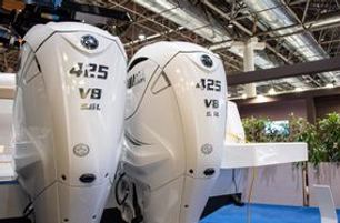 outboards on show at boot