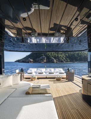 Arcadia A80new Superyacht upper deck 