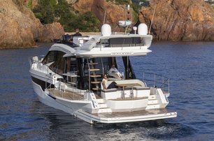 Galeon 500 Fly for sale at Palm Beach boat show