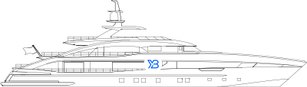 Heesen 50m Aluminium Semi-Displacement Mk2 illustration