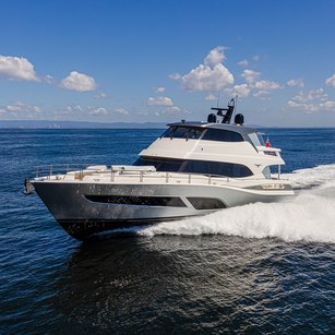 Riviera 78 Motor Yacht Enclosed Bridge Deck