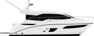 Sea Ray Sundancer 460 Gen 3 illustration