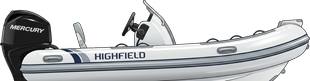 Highfield Boats Classic Illustration