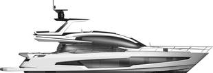 Galeon Yachts Skydeck Illustration