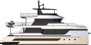 Bering Yachts Expedition Catamarans Illustration