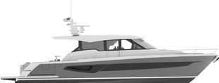 Tiara Yachts EX Series Illustration