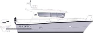 Sargo Boats Sargo Outboard Illustration