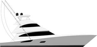 Viking Yachts Sky Bridge Illustration