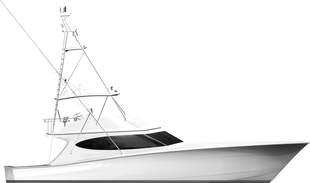 Hatteras Yachts Sportfish Illustration