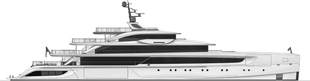 Benetti Yachts B.Century Illustration