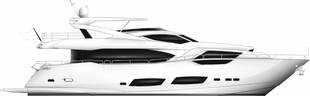 Sunseeker Yacht Illustration