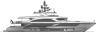 Gulf Craft Majesty Yachts Illustration