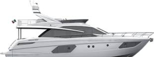 Absolute Yachts Flybridge Illustration