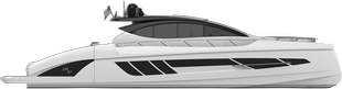 Lazzara Yachts LSX Series Illustration