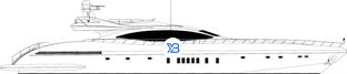 Mangusta 132 profile illustration