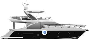 Azimut 50 profile illustration