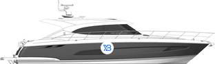 5400  Sport Yacht profile illustration