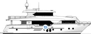 CC80 Catamaran profile illustration