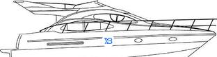 Azimut 42 profile illustration