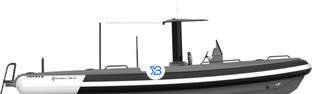 10.0m Landing Craft profile illustration