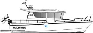 Sargo 28 profile illustration