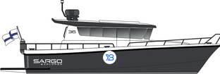 Sargo 36 Explorer profile illustration