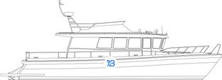 Targa 46 profile illustration